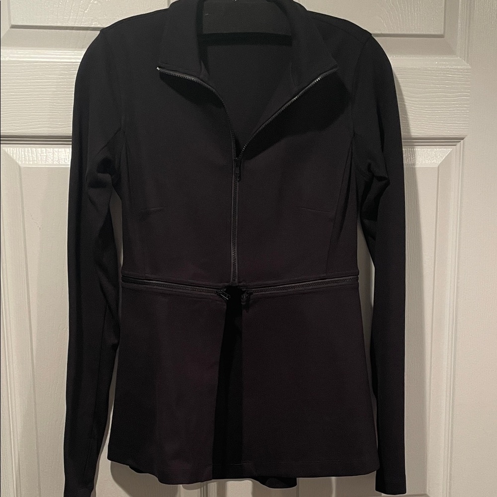 CAbi Women's Black Zip-Up Blazer